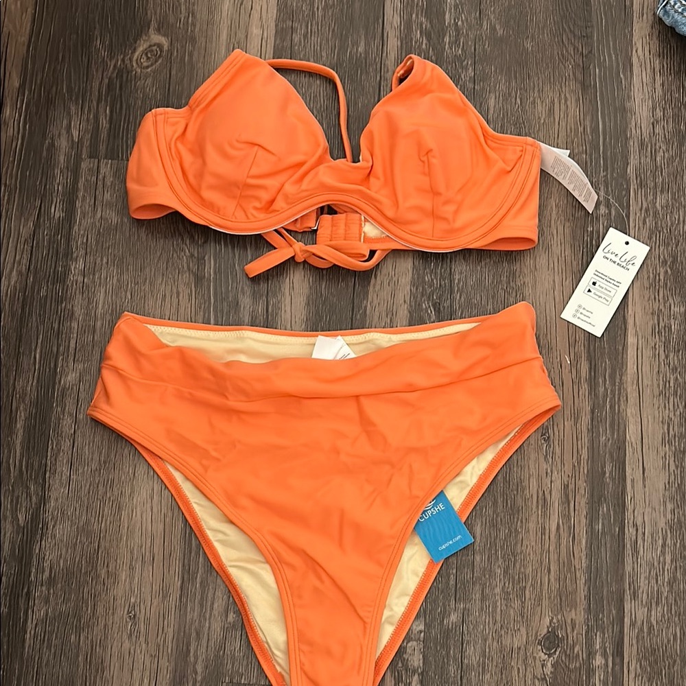 Orange Bikini Set
